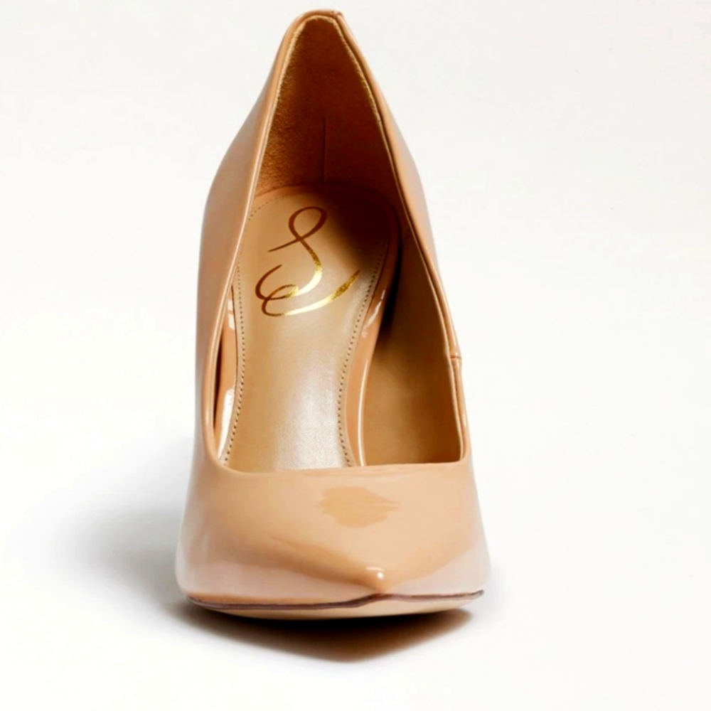 Samuel Edelman Hazel Leather Pumps Beige. Woman's size 6
